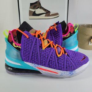 NIKE Lebron XVIII 18 "Best of 10-18" Basketball Shoes Psychic Purple Mens 11